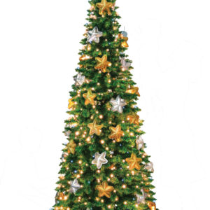 Sapin artificiel Gama 400cm avec boules+LED (En location)