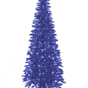 Sapin artificiel Gama Bleu 300cm avec LED (En location)