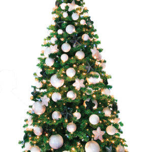 Sapin artificiel Norway 220cm avec boules+LED (En location)